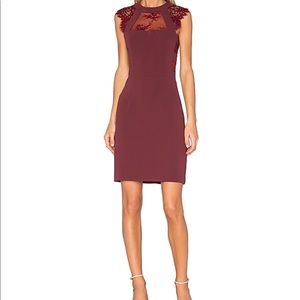 The Kooples Lace cutout cocktail dress
